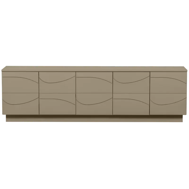 WOOOD TEO TV MEUBEL GRENEN MUD [fsc]